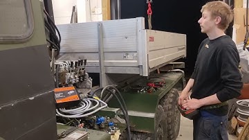 DMV Radiomatix proportional radio controller with Danfoss PVG32 valvepack