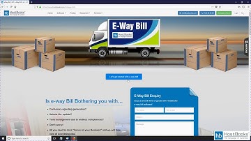 How to Generate Invoices & e-Way Bill quickly with HostBooks e-Way Bill Software?