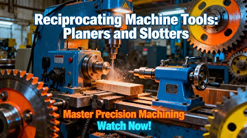 "Reciprocating Machine Tools EXPLAINED 🔥 | Planers & Slotters (Part-2)