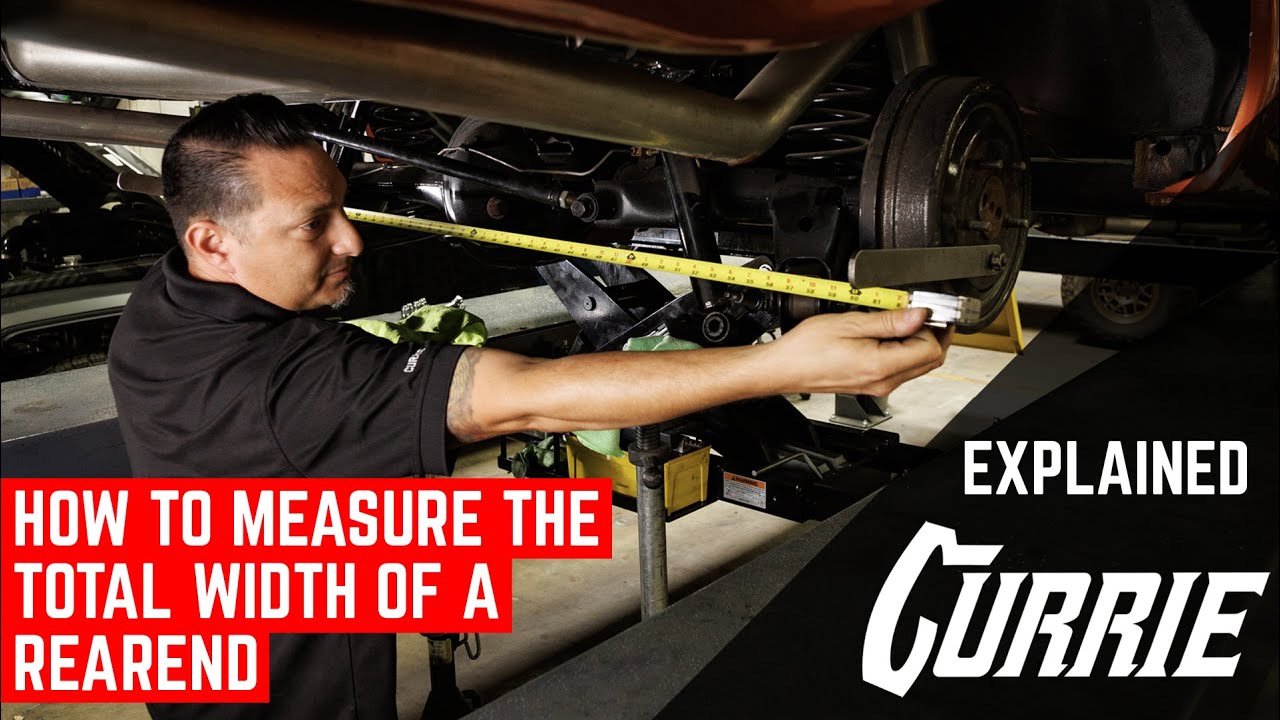 HOW TO MEASURE THE TOTAL WIDTH OF A REAREND | EXPLAINED