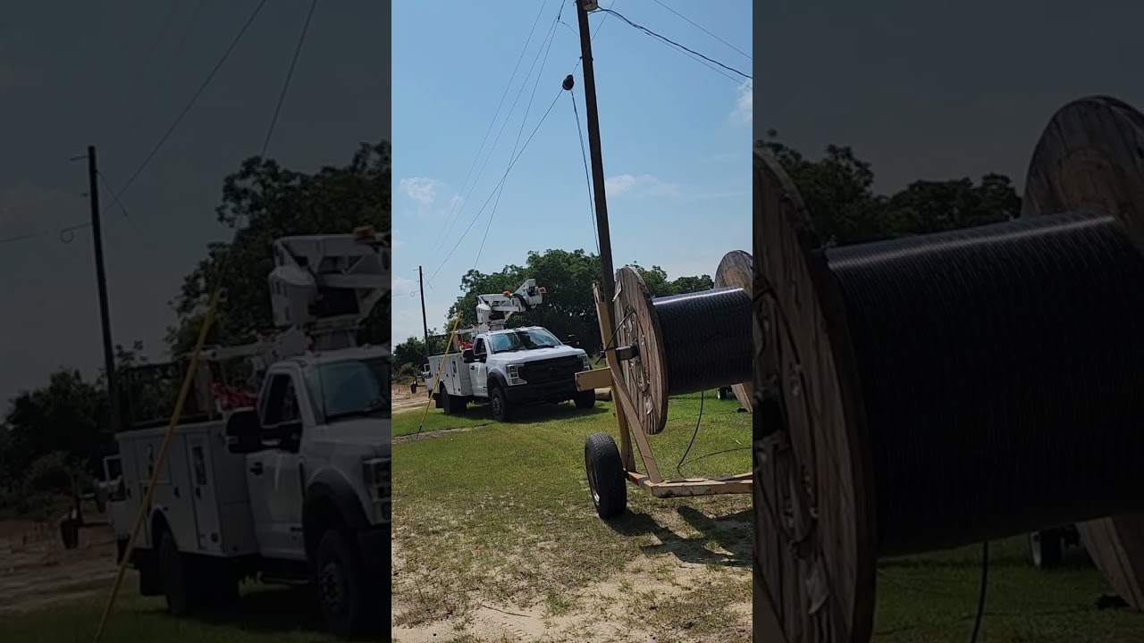 Ground hand pulling lasher.