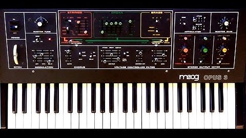 Moog Opus 3 Synthesizer Overview