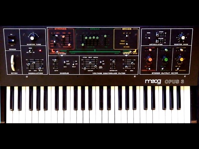 Moog Opus 3 Synthesizer Overview - YouTube