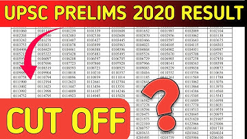 UPSC Prelims 2020 Result & Cut Off🙄| UPSC 2020 Prelims Result | UPSC Prelims 2020 Cut Off | KGM