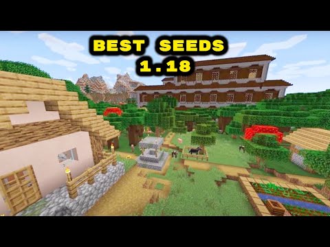 best seeds for minecraft 1.18 | woodland mansion | portal village | best village spawn