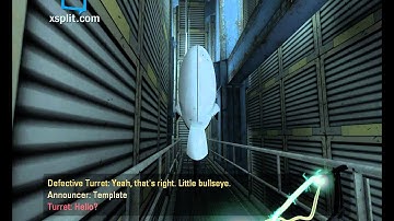 Portal 2 - Chapter 4 - The Surprise / Chapter 5 - The Escape.