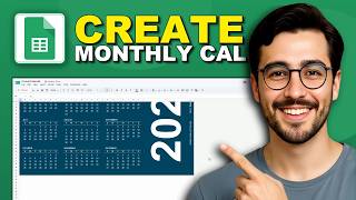 How to Create a Dynamic Monthly Calendar in Google Sheets - Full Guide (2026)