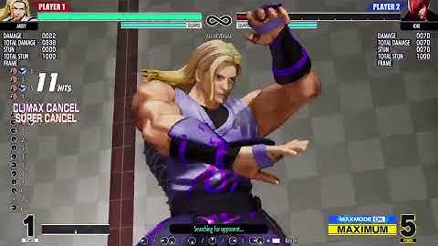 KOF XV Andy is a RESET MONSTER with new Genei Shiranui cancel!!! Patch 1.62 changes!