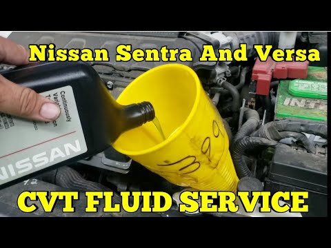 Nissan Sentra Sv And Versa CVT Fluid Service 2013+