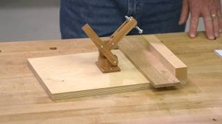 Woodworking Tip:  ShopMade Toggle Clamp