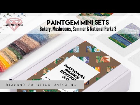 Unboxing New PaintGem Mini Sets! Bakery, Summer, and Ocean! 