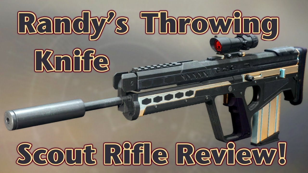 Randy's Throwing Knife Scout Rifle Review YouTube