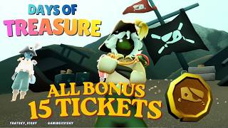 MUST WATCH! 15 Tickets Location for Days Of Treasure 2026 - Sky COTL