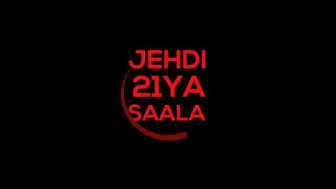 #22 22  Gulab Sidhu Status || Bai Bai Sidhu Moose Wala Status || Bai Bai Black Background Status