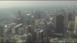 Canadian wildfires bring hazy conditions and smoky smell into Buffalo region