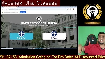 CU Exams form fillup Process|⚠️Don