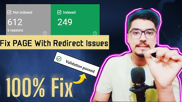 Easiest Way to Fix - Page with redirect Issues in Google Search Console | Technical SEO