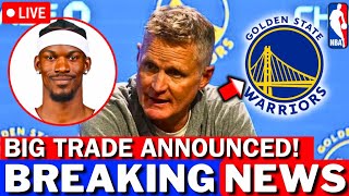 URGENT! JIMMY BUTLER ANNOUNCED AT THE WARRIORS! BIG NBA TRADE HAPPENING? GOLDEN STATE WARRIORS NEWS