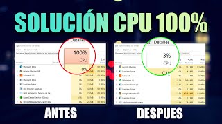 CPU 100% DE USO Windows 10 / 11 | SOLUCIÓN 2024 ✅