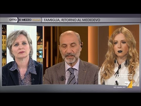 Massimo Gandolfini, Viola Di Grado e Paola Di Nicola a Otto e Mezzo, LA 7  23/03/2019