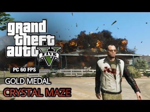 GTA 5 PC - Mission #20 - Crystal Maze [Gold Medal Guide - 1080p 60fps]