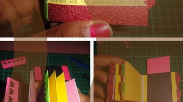 DIY mini album with Slider card.