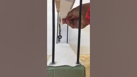 Homemade pendulum wave