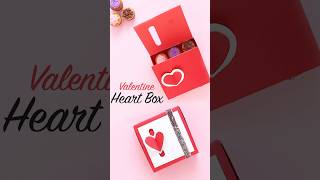 Quick Tutorial Heart Gift Box 💘 🎁 | 👆👆 Slow Version #giftbox #papercraft #diy #craftideas
