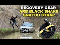 Festgefahren? Fahrzeug Fahrzeug Bergung I ARB Black Snake Snatch Strap 10m