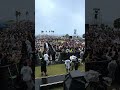 雨の中踊った#バックドロップシンデレラ 月あかりウンザウンザを踊る