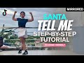Santa Tell Me TikTok STEP BY STEP Dance Tutorial (Explained) | Easy to Follow for Beginners