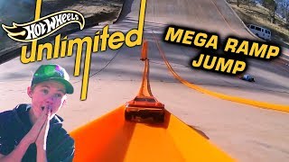 TANNER FOX 37MPH HOT WHEELS MEGA RAMP | Hot Wheels Unlimited | @HotWheels