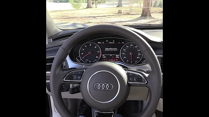 Startup a Audi A6 2 0T Quattro