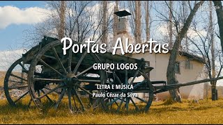 Video thumbnail of "Portas Abertas - Lyric Video | Paulo Cezar Logos"