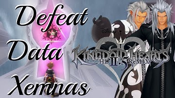 Kingdom Hearts HD 2.5 Remx: KH2 FM - How to Beat Data Xemnas