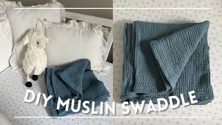 HOW TO MAKE A SWADDLE | DIY Easy Baby Swaddle