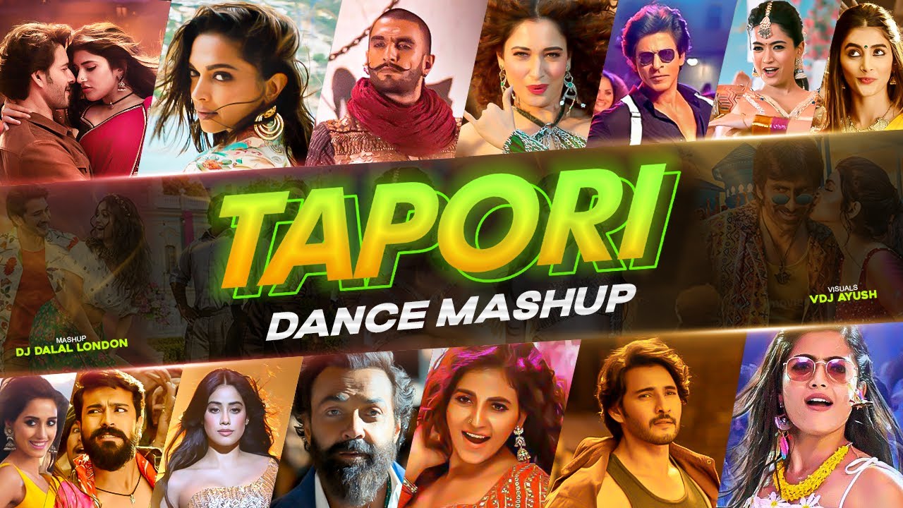 Tapori Dance Mashup 2024  VDJ Ayush  DJ Dalal London  South X Bollywood Mashup  Tapori New Songs