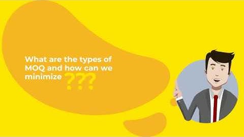 The Minimum order quantity Episode 1