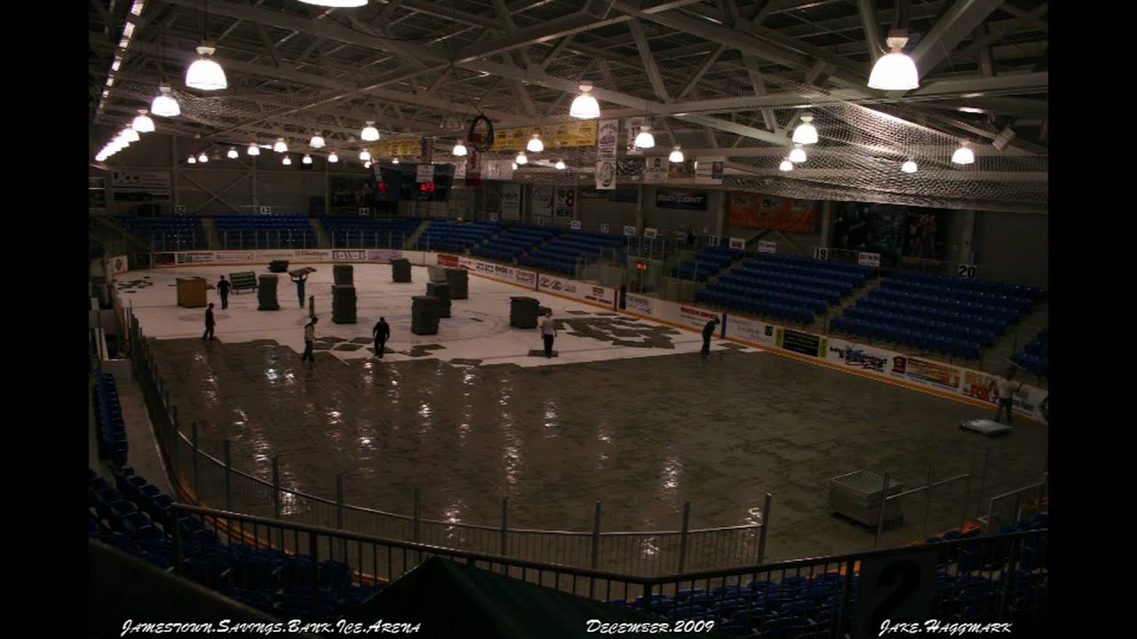 Jamestown Ice Rink Floor Timelapse YouTube