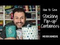 How to Sew Stacking Pop-Up Containers with Mister Domestic