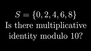 Subset modulo 10 - GRE Mathematics Subject Test