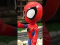 Spidey Friends help Thomas toy train and the Funlings 🕷🕸 #shorts