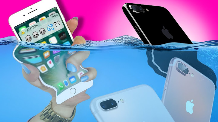 ABRIENDO EL iPhone 7 Plus BAJO EL AGUA????!