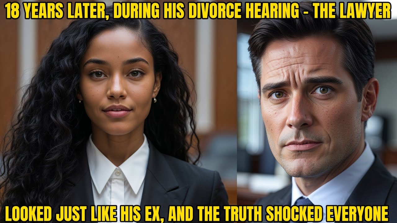 18 YEARS LATER, A MILLIONAIRE FROZE IN COURT – HIS LAWYER LOOKED JUST LIKE HIS EX, AND THE TRUTH