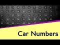 Car and driver numbers in F1 - a short history