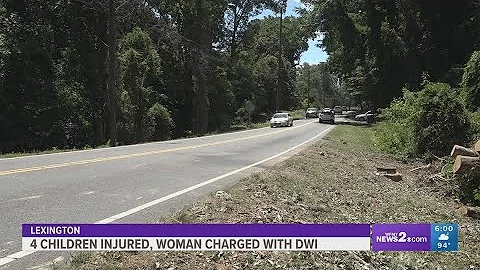 Lexington woman charged after crash injures 4 chil...
