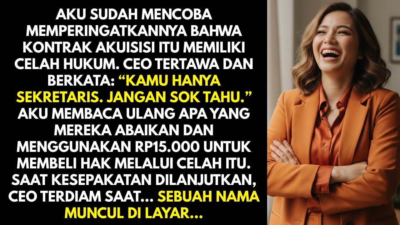 “KAMU HANYA SEKRETARIS,” KATA CEO—DETIK BERIKUTNYA DIA TERDIAM MELIHAT LAYAR