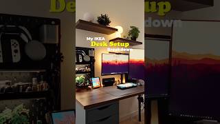 My IKEA desk breakdown #desksetup #deskaccessories #ikea
