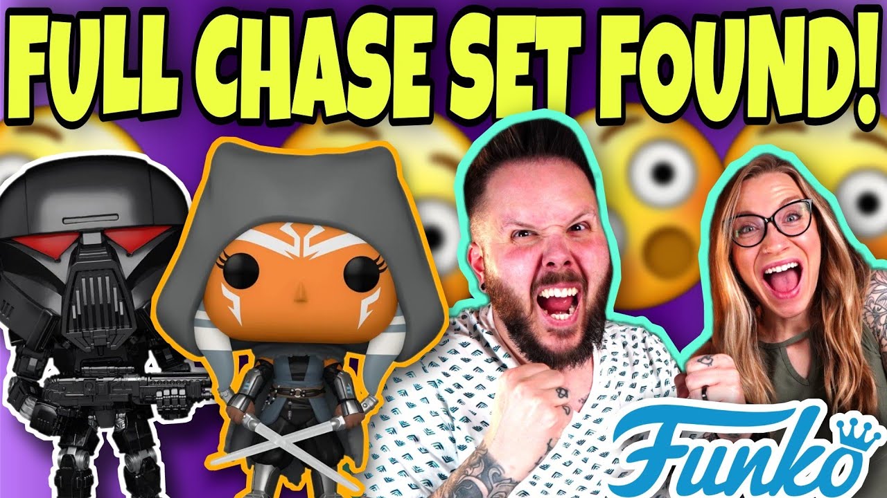 WE FOUND A CHASE FUNKO POP! | FULL CHASE MANDALORIAN FUNKO POP SET | STAR WARS FUNKO POPS | UNBOXING