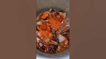 Smoked pork with dried bamboo shoots | Lotha Naga Dish #food #cooking #asmr #shorts